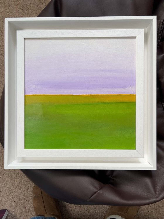 A Tranquil Landscape: Lavender Skies