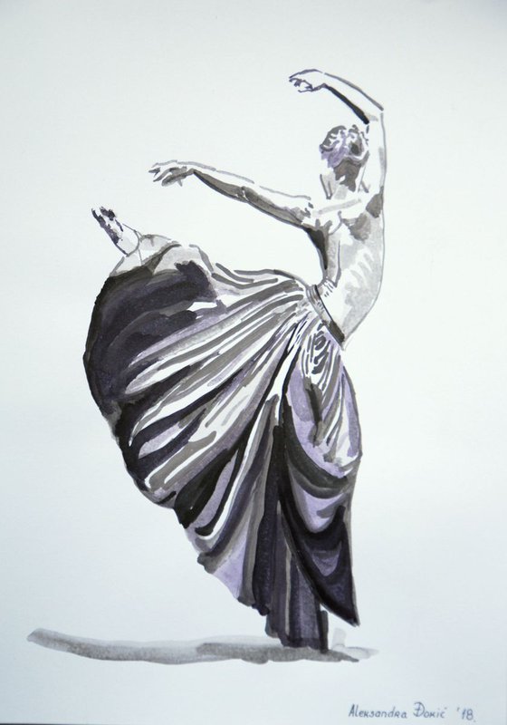 Contemporary dance  I / 42 x 29.7 cm