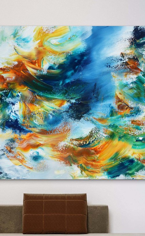 The emerald sea by Andrada Anghel