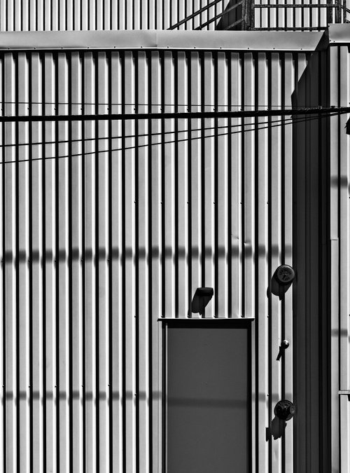 corrugated sheet metal 09 by Daniel Fontaine