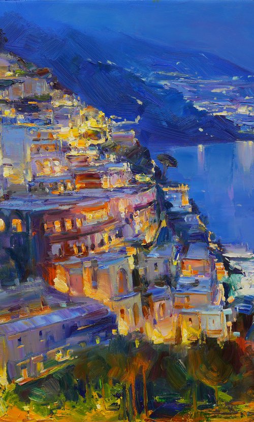 Positano coast by Sergei Chernyakovsky