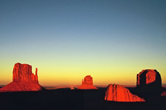 Sunset at Monument Valley