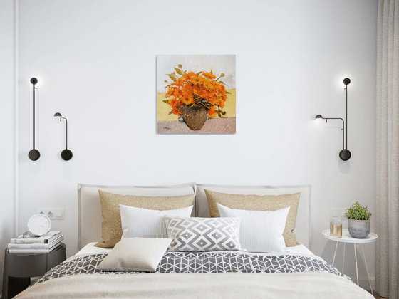 Orange Flowers, Calendulas