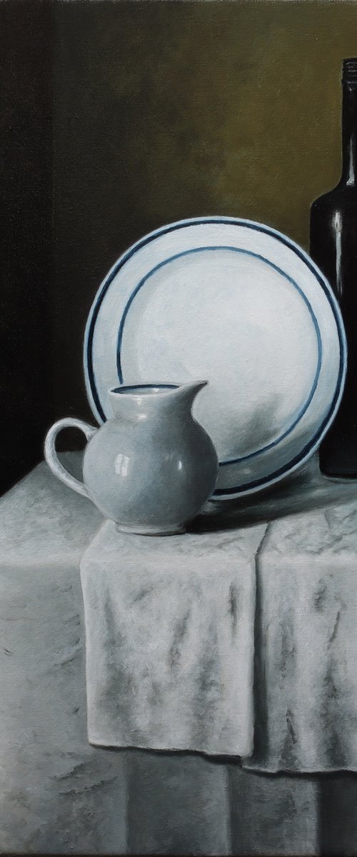 The white plate by Oleg Baulin