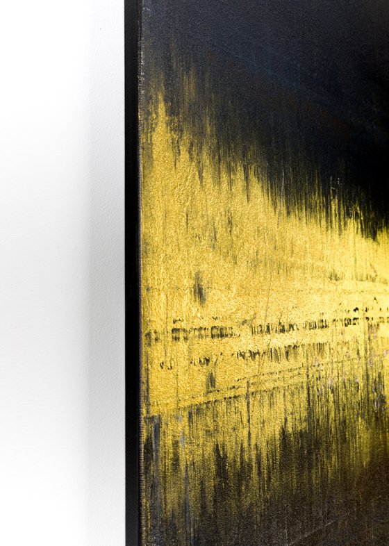 Gold abstract painting GB416