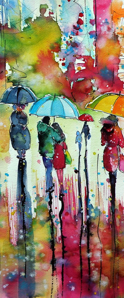 Rain, colors, people... II by Kovács Anna Brigitta