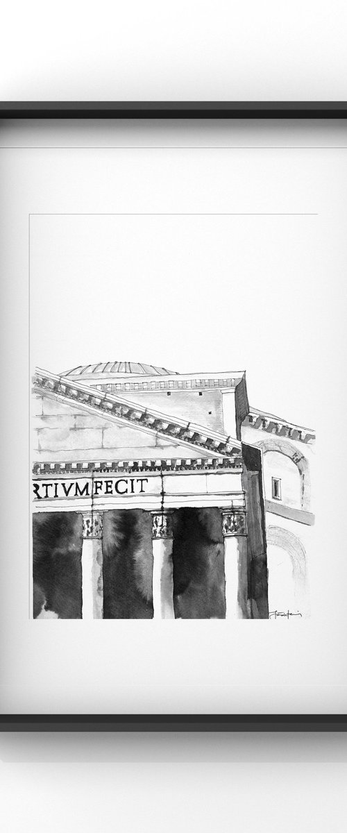 Rome Pantheon, Built, Still Speaking by Gozde Temiz Istanbul