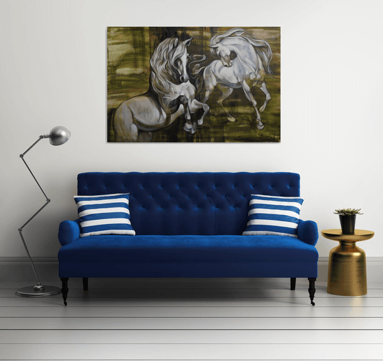 Dance with me. Horses