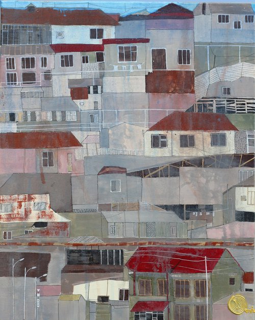 City Houses Mosaic by Kristine Soghomonyan