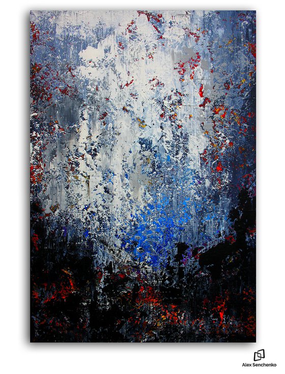 150x100cm. / extra large painting / Abstract 1131