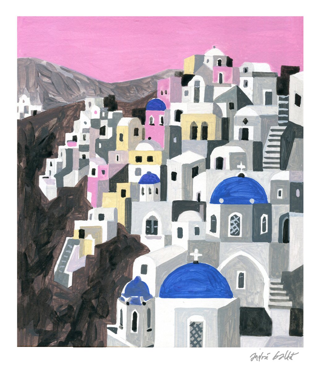 Cyclades-03 By Andre Baldet, 11 X 14, Artwork For Sale On Artfinder