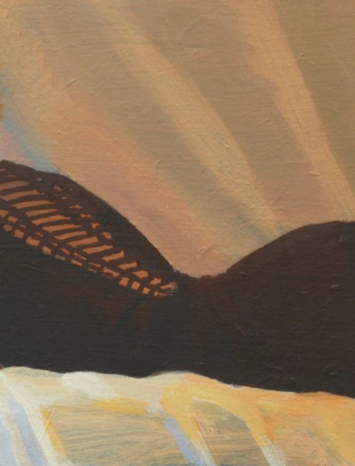 Black Dress reclining by Peter Orrock