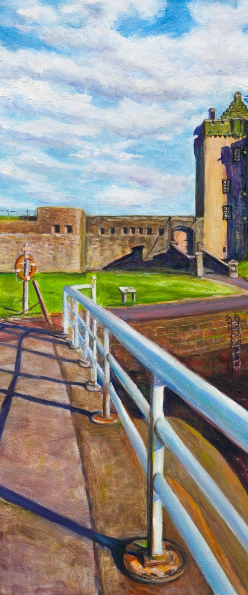 Broughty Ferry Castle by Liudmila Pisliakova