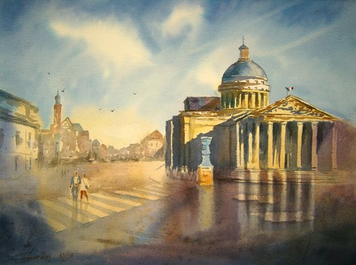 Paris Pantheon by Elena Gaivoronskaia