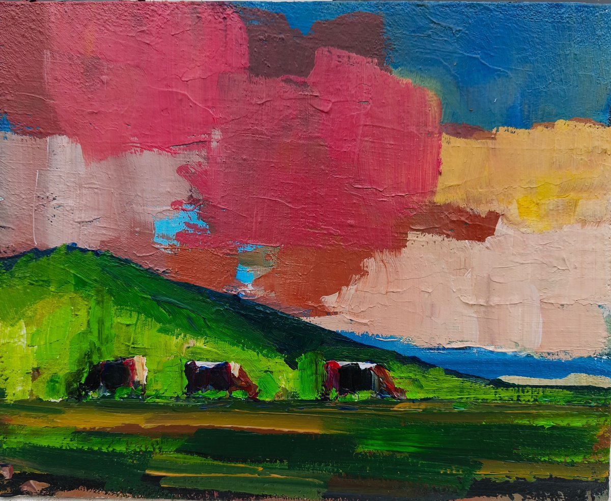  Red Sky By Mahonart75, 10 X 8, Artwork For Sale On Artfinder