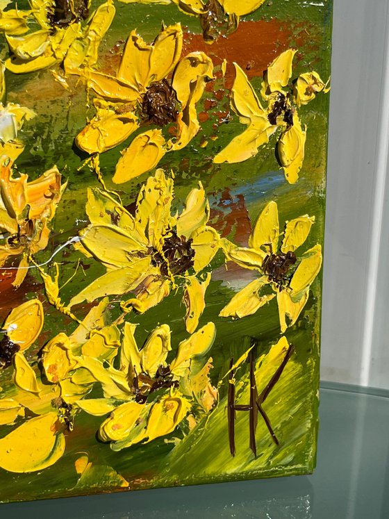 Provence Sunflowers Painting