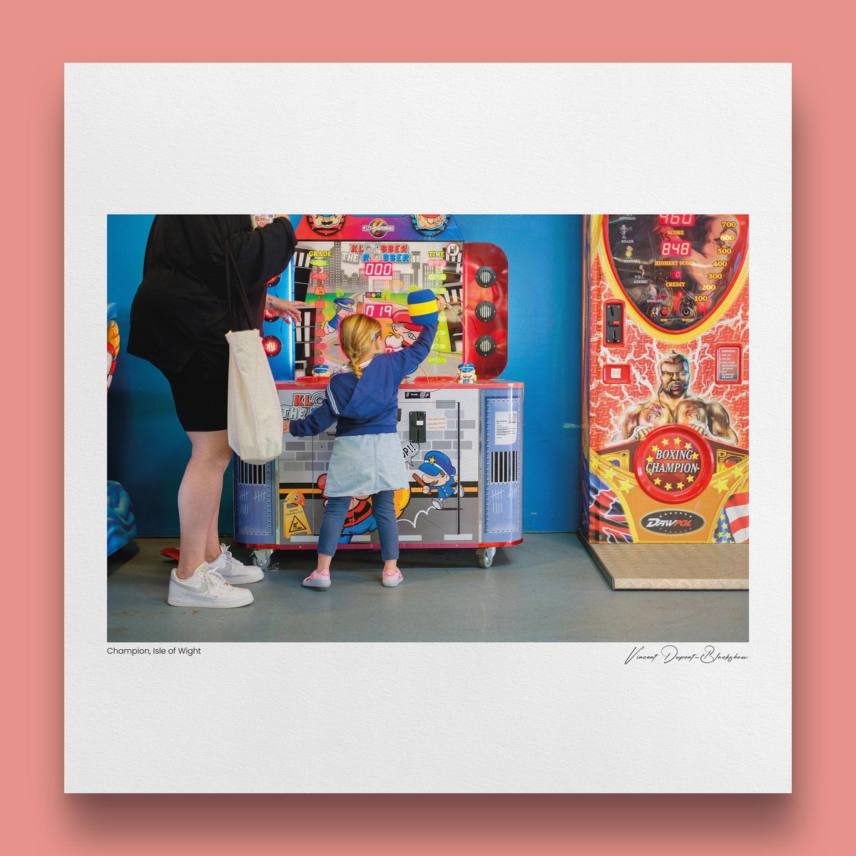 Urban And Pop Portrait Photograph By Vincent Dupont-Blackshaw, 20 X 20", Champion, Original Artwork