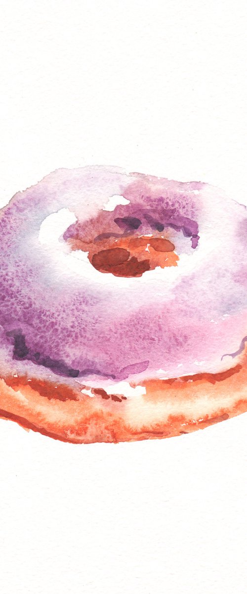 Violet donut. by Mag Verkhovets