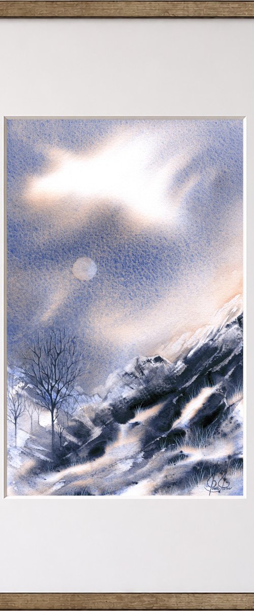 Mountains VIII by ieva Janu