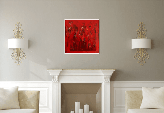 Ember Ground_30"X30" 2025