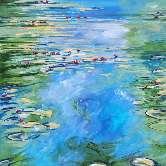 Pond and lilies