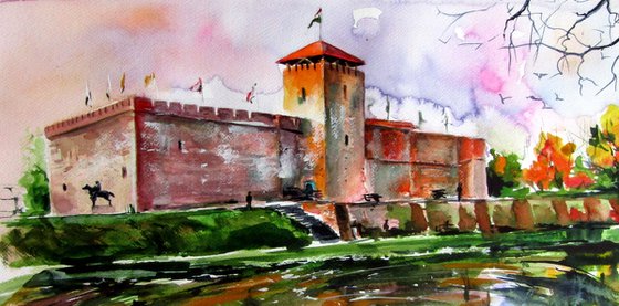 Castle of Gyula in Hungary