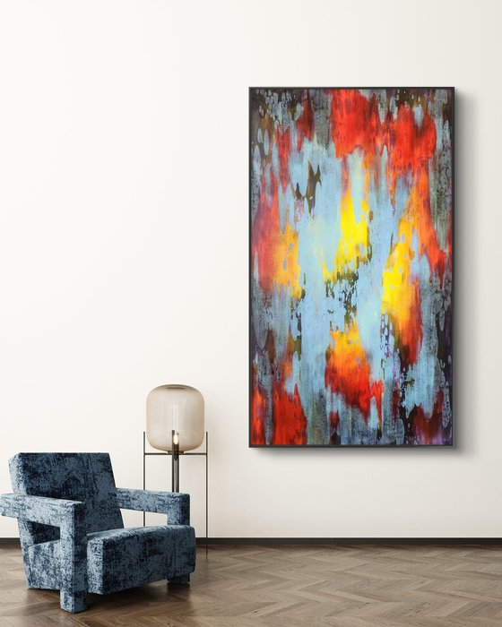 FLARE III - Contemporary Abstract Painting