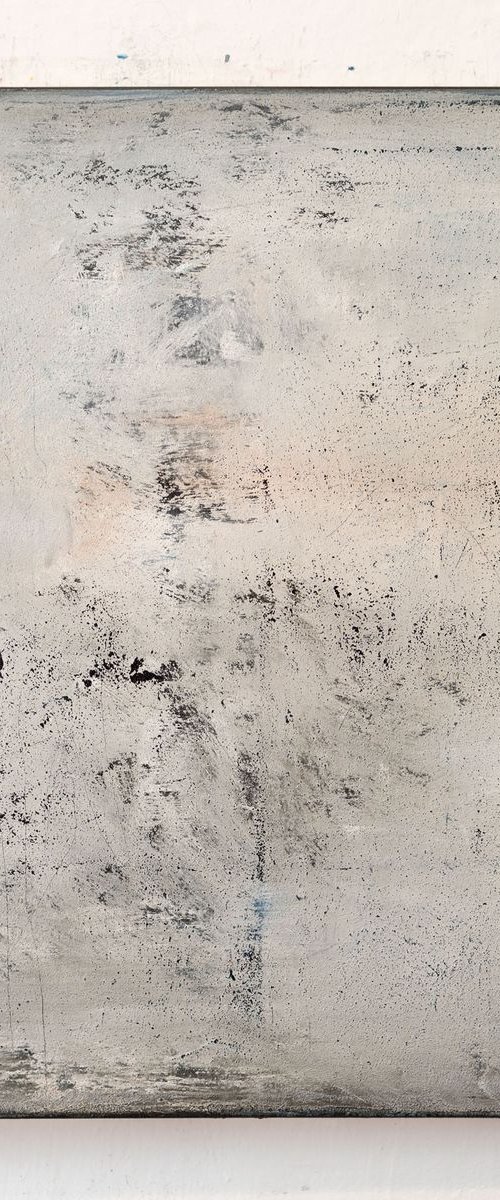 Grey abstract painting LM923 by Radek Smach