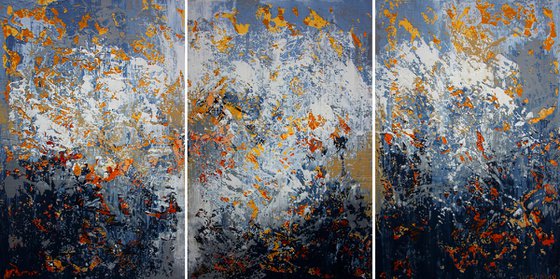 150x75cm. / abstract painting / Abstract 1142