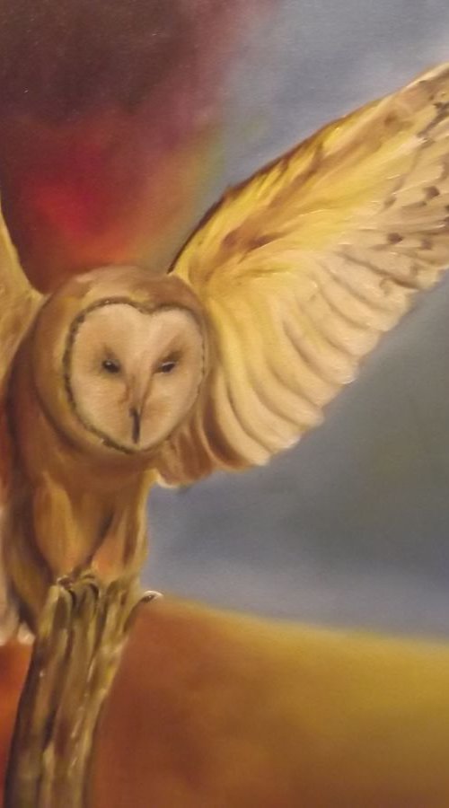Owl...ruler of the night and seer of souls by Timea  Valsami