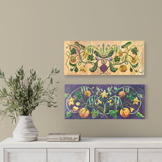 The grace of the interweaving. DIPTYCH