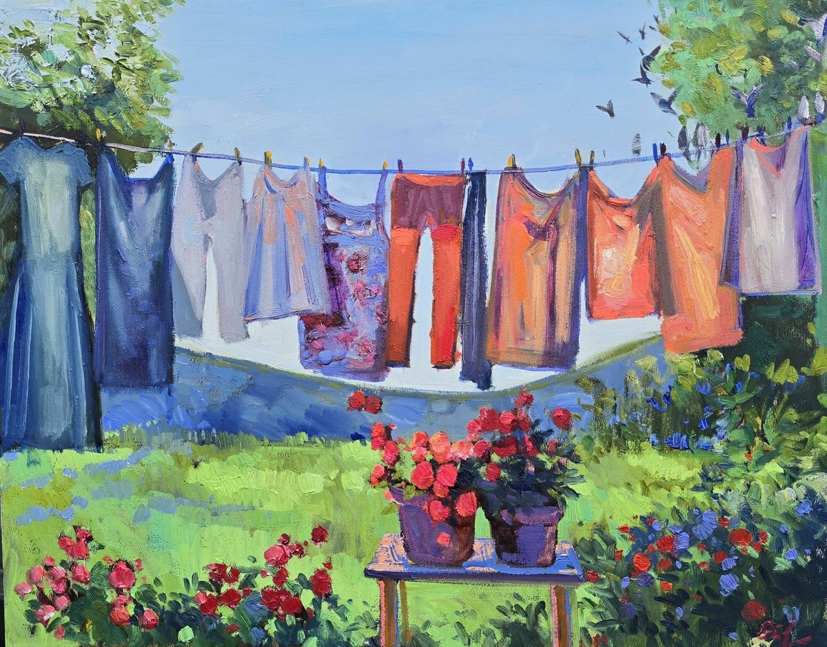 Summer Breeze By Gulshaba Abbasova, 28 X 22, Artwork For Sale On Artfinder