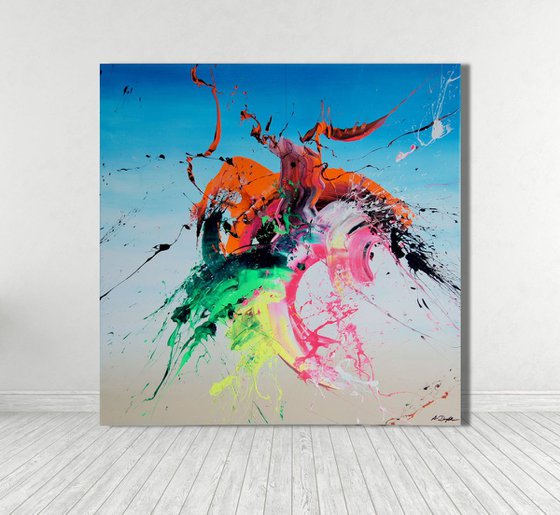 The Flying Dutchman (Spirits Of Skies 100013) (100 x 100 cm) XXL (40 x 40 inches)