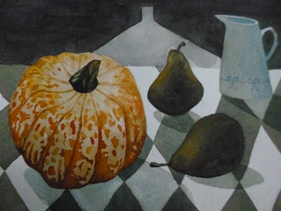 Still Life With Gourd