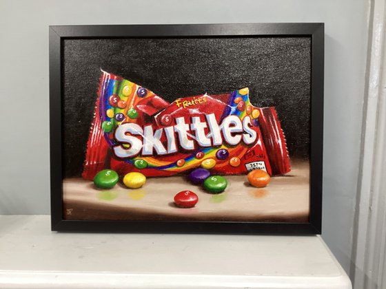 Skittles still life