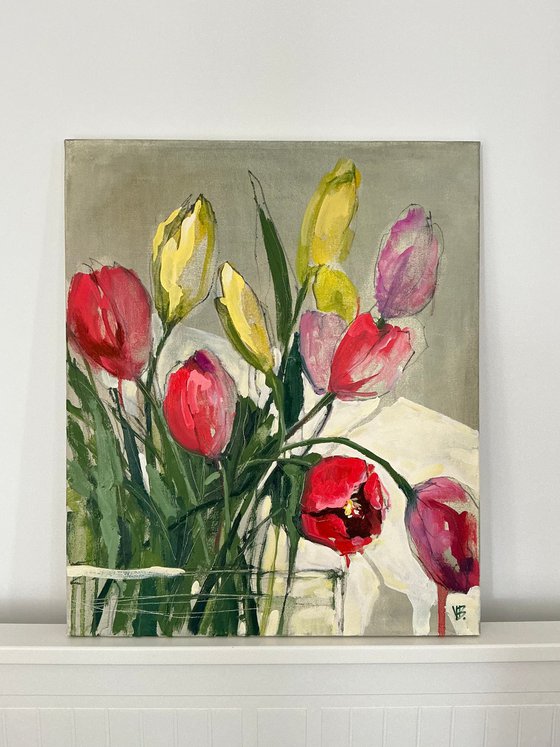 Tulips on My Table