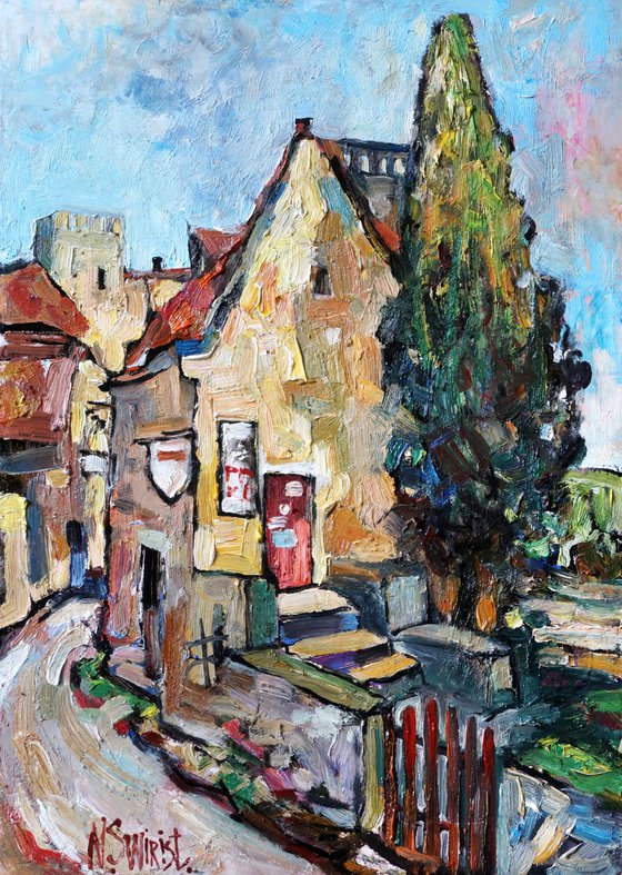 "On a Street in Beynac-et-Cazenac"