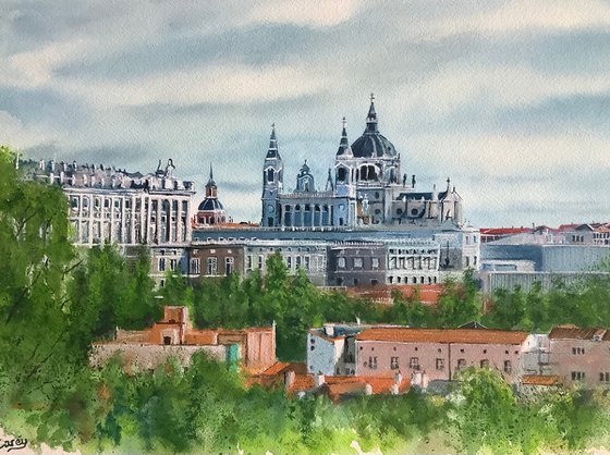 Madrid skyline