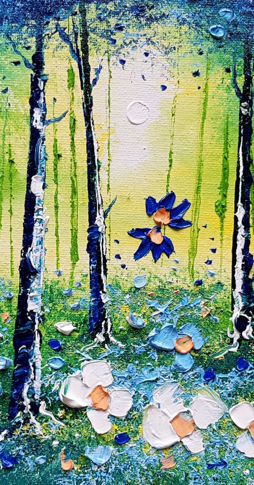 "Emerald Woods & Flowers in Love" by Phil Broad