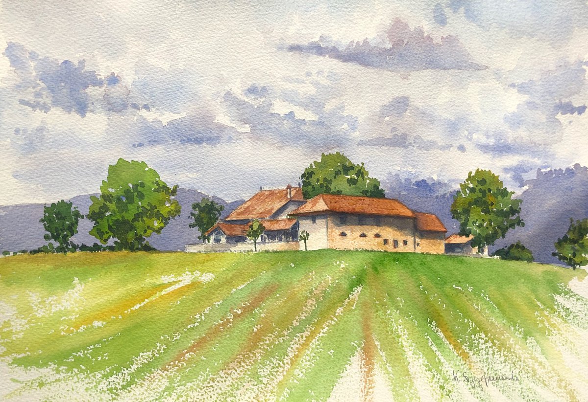 The farm in Bel-Air by Krystyna Szczepanowski