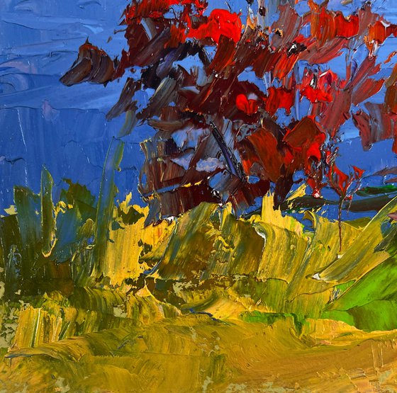 Golden Trees and the Blue Horizon