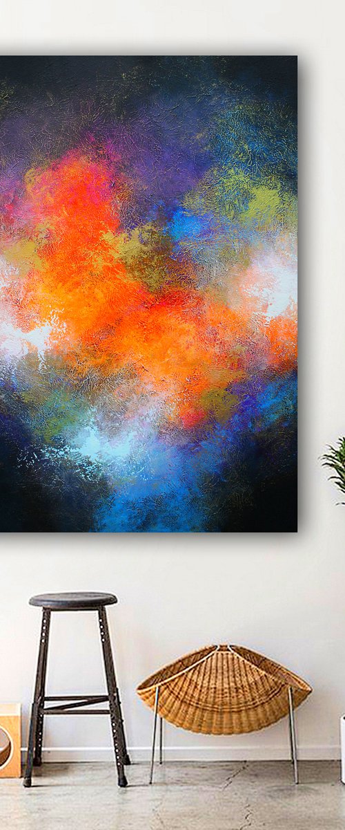 150x100cm. / extra large painting / Mystic by Alex Senchenko