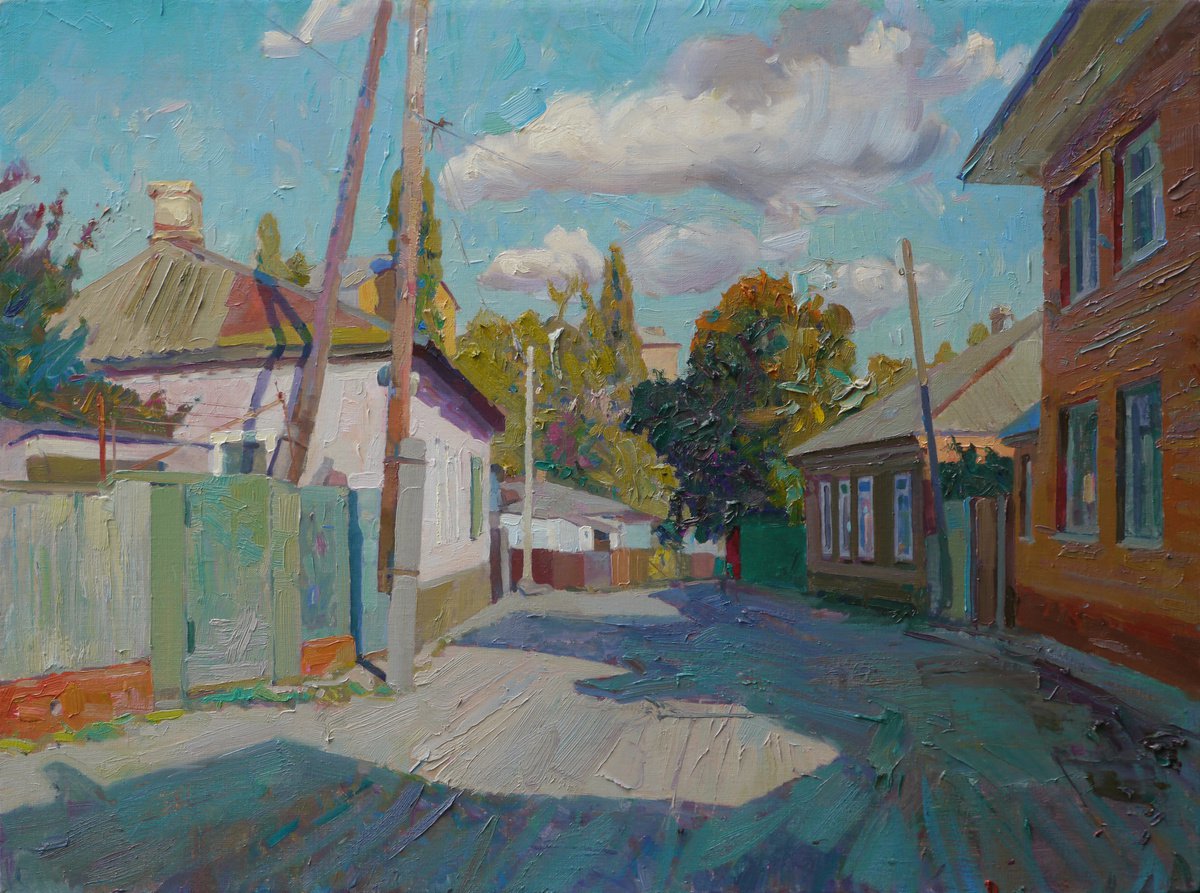 Street in Chernihiv by Victor Onyshchenko