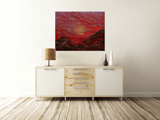 Lanzarote Sunset ( Large -102 cm x 81cm)