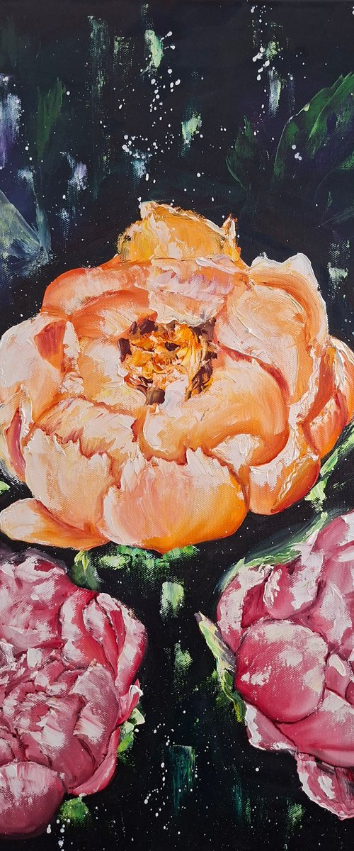 Midnight bloom by Nataliia Plakhotnyk
