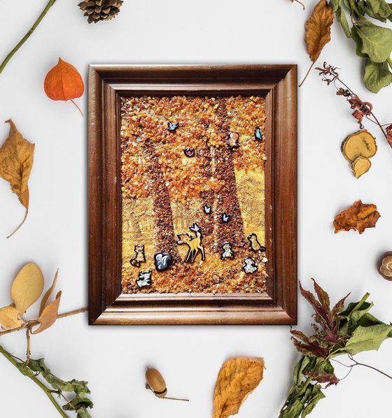 Bambi in the Amber forest