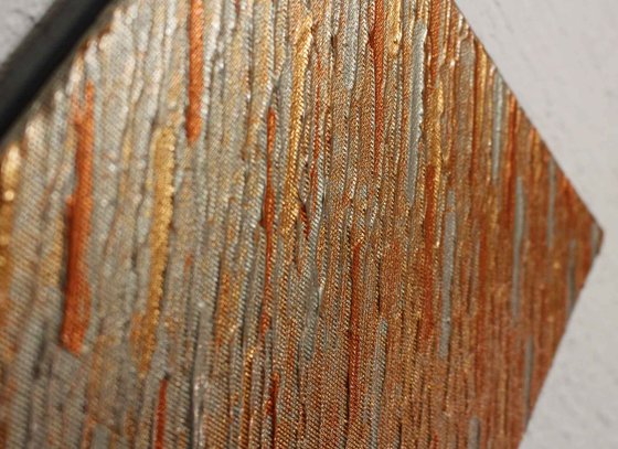 Tin gold copper knife texture