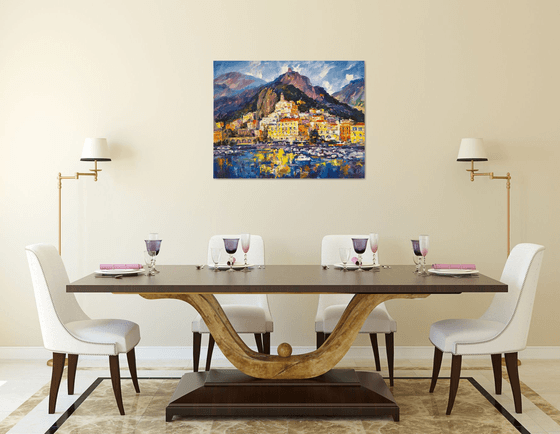 “Golden Light of Amalfi”