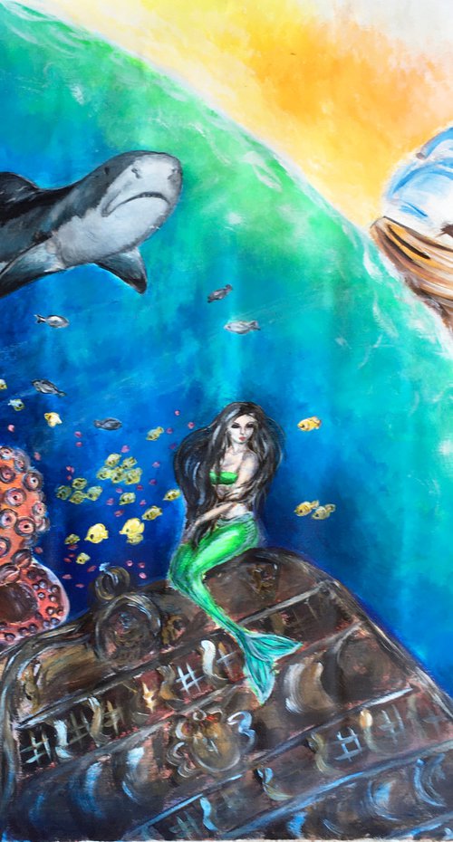Underwater fairy-tale by Ksenia Lutsenko