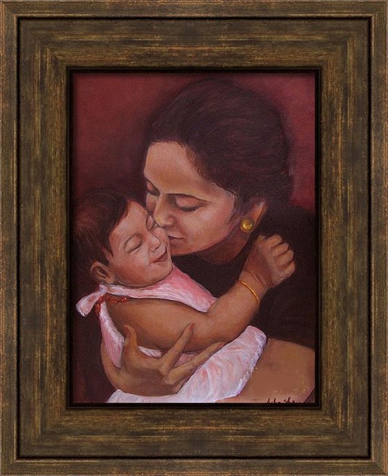 The Caress- Mother and Child